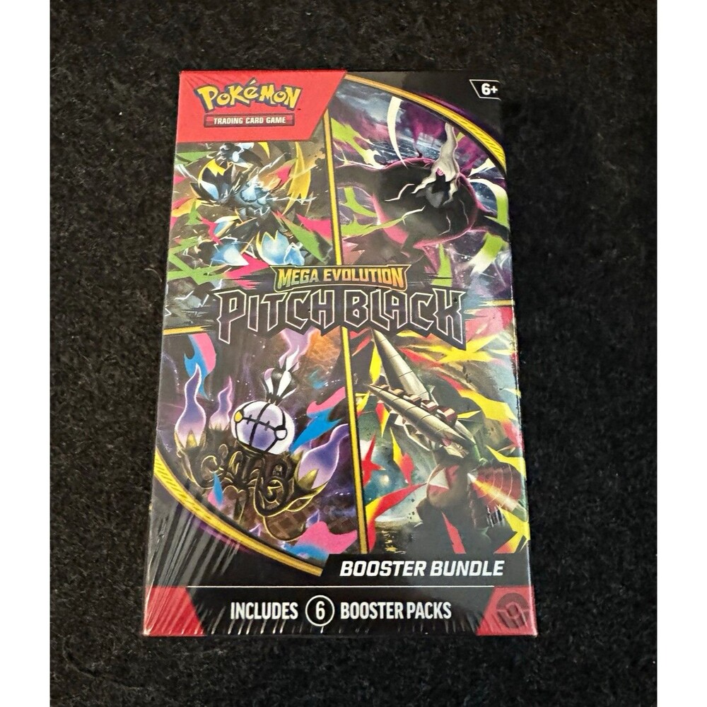 Pokémon TCG Mega Evolution—Pitch Black 6-Pack Booster (English)